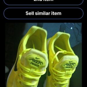 Nike Air Zoom React Yellow Sneakers